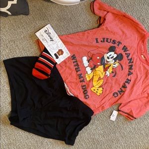 3-pc Mickey Mouse PJ Set